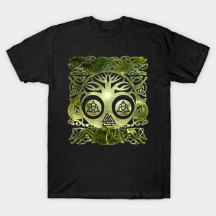 Tree of life - Yggdrasil  and celtic animals T-Shirt